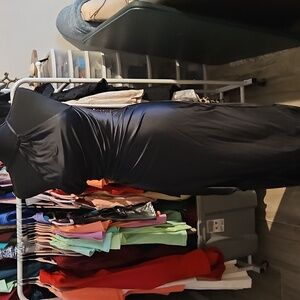 Nwot black sleek dress